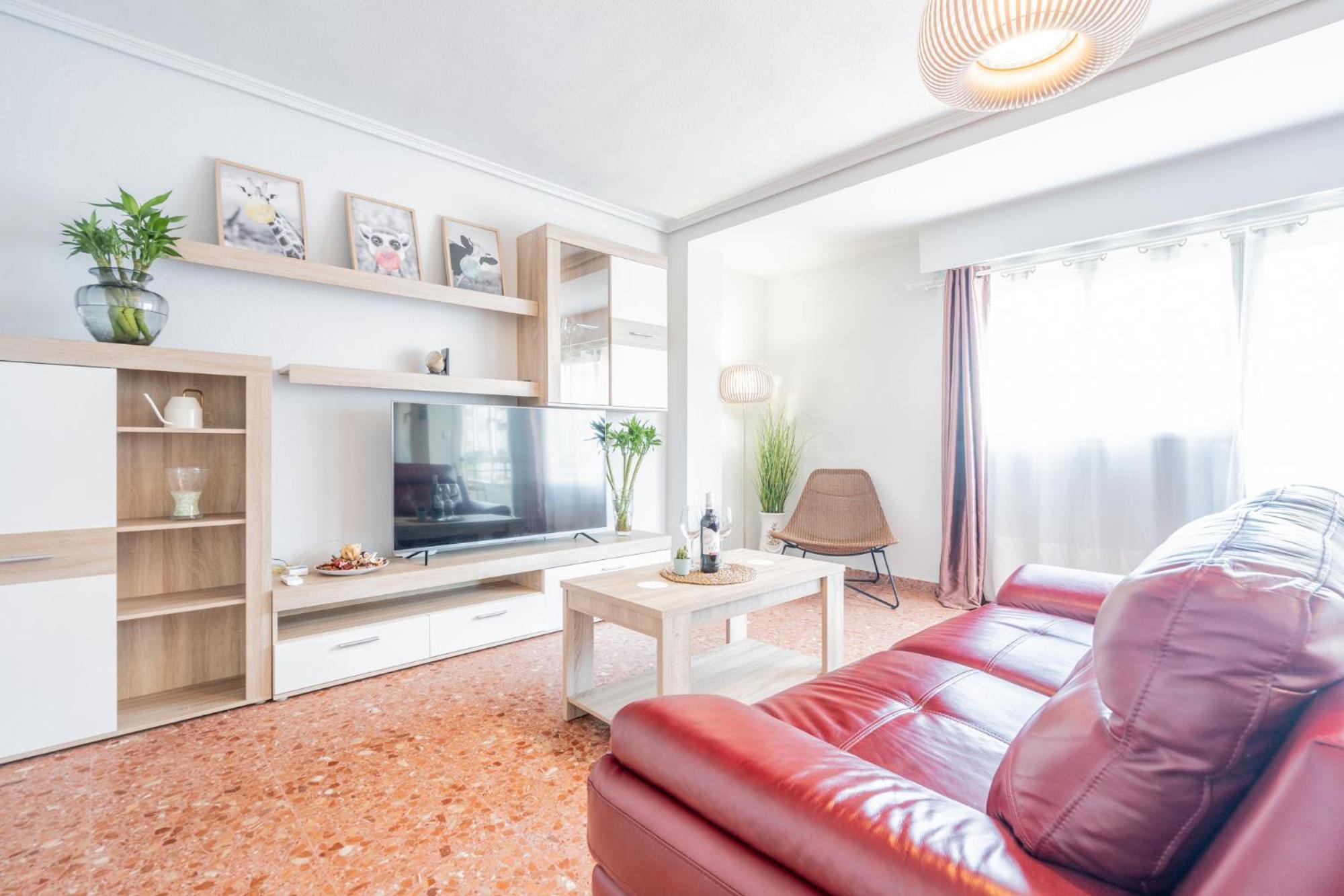 Apartamento Familiar En Avenida Del Puerto Walencja Zewnętrze zdjęcie